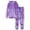 Purple, variant on Valora Women Fashion Outfit Product Women's Trousers Suit Casual Two Piece Set with Hooded Sweatshirt and Matching Pants Cozy Velvet Tracksuit for Everyday Comfort and Home Wear