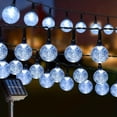 thumbnail image 2 of DEKAXID - Guirnalda de luces solares de cristal de 19 m, IP65, con 100 LED y 8 modos de iluminación, ideal para Halloween, fiestas de Navidad y otras ocasiones., 2 of 5
