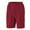 Wine, variant on Youmylove Comfort Mens Shorts Men's Summer New Breathable Casual Sports Shorts Comfortable Elastic Waist Drawstring Short Casual Workout Shorts