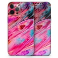 thumbnail image 4 of Design Skinz Liquid Abstract Paint V67 Full Body Skin Decal Wrap Kit Compatible with Apple iPhone 5S/SE (Screen Trim & Back Skin), 4 of 5
