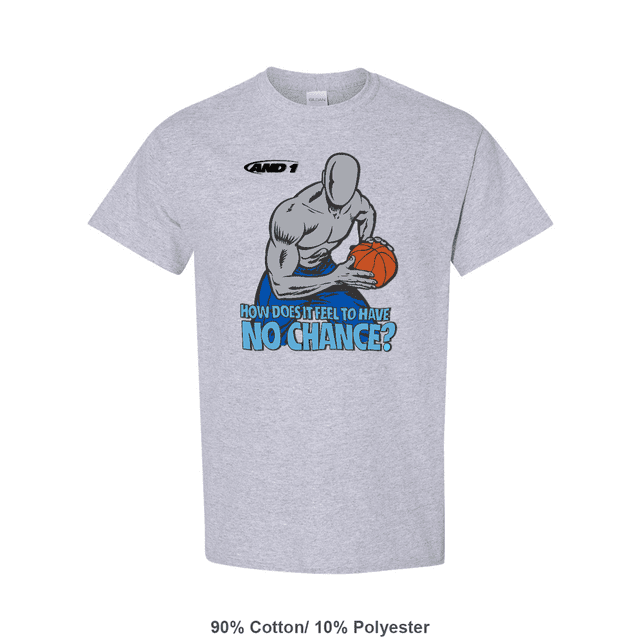 Et un T-Shirt Unisexe Rétro de Sport de Rue Sans Chance de Basketball V60736, jusqu'à la Taille 5TG