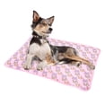 thumbnail image 3 of Alfombrilla Autoenfriante Para Mascotas Para Perros Gatos Impermeable De Seda De Hielo Rosa 70x100cm, 3 of 8