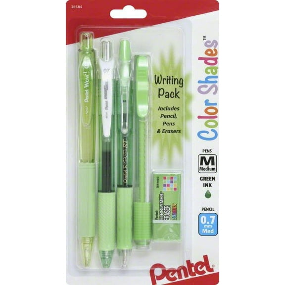 Pentel Color Shades Writing Pack - Pastel Light Green (BLBKALZBPK), Highlighters