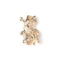 thumbnail image 4 of Paquete de 10 pines de broche de hojas de rama de boda de cristal fino para mujer. Aleación de ramas de flores Botones de de imitación Flatb Soledad Rhinestone Buttons Flatback, 4 of 10