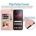thumbnail image 4 of Galaxy S23 Case, Samsung Galaxy S23 Wallet Case, Galaxy S23 Leather Case, Njjex PU Leather Folio Flip Cover Magnetic Closure TPU Shockproof Protective Case Kickstand Strap - Rose Gold, 4 of 7