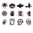 thumbnail image 2 of Clearance Hangs under $5,Hanging Ornaments Halloween Decorative Double Printing Design Bloody Bat Pumpkin Hanging Pendants For Halloween Tree Halloween Party Decor, 2 of 8
