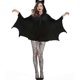 thumbnail image 1 of Halloween Costume for Women Bat Cozy Black Animal Adult Cosplay Vampire Zipper Dress with sock, 1 of 5