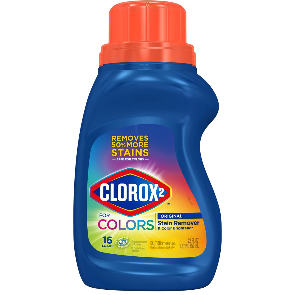 Clorox 2 for Colors Stain Remover and Color Brightener, 22 Ounces