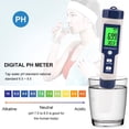 thumbnail image 5 of Probador de pH Medidor electrónico, RMA 5 en 1 Probador de pH Medidor de temperatura de bolsillo Calidad del agua PH EC Sal TDS para el hogar, piscina, agua de acuario, 5 of 5