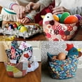 thumbnail image 6 of Chicken Basket Sewing Template Pack of 6 Acrylic Patterns for DIY Cute Egg Holder Craft Decoration, 6 of 8