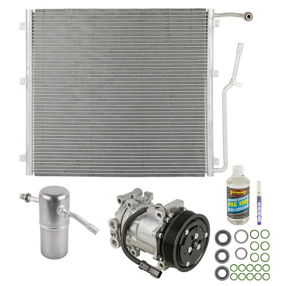 For Dodge Dakota 1997 1998 1999 A/C Kit w/ AC Compressor Condenser & Drier - BuyAutoParts