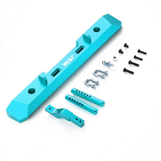 Wweixi RCGOFOLLOW Aluminum Alloy Durable Rear Bumper Wear-resistant Rc Rear Bumper For 1/10 Rc Rear Bumper Gen7 Blue