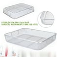 thumbnail image 5 of 304 Stainless Steel Sterilization Basket Lab Kitchen Mesh Tray Cleaning Basket 15.7*11.8*2.8", 5 of 18