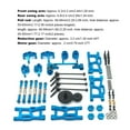 thumbnail image 4 of Maoww Front Rear Drive Shafts Remote Control Car Motor Gear Assembly Set Upgrade Modified Parts  Replacement for WLtoys 124018 124019 Blue, 4 of 6