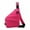 Hot Pink, variant on Xfvqtps Mens Chest Bag Large Capacity Multi-Purpose Backpack for Traveling Hiking Adjustable Shoulder Strap Fashion Lightweight Oxford Cloth Inclined Shoulder Bag Hot Pink