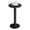 Black, variant on EDX Round Side Table - Solid Wood Leg Small Drink Table for Living Room Bedroom Office,Natural