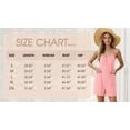 thumbnail image 5 of Cueply Womens Summer Sleeveless Rompers Shorts Overalls Adjustable Spaghetti Strap Loose Jumpsuit with Pockets, 5 of 5