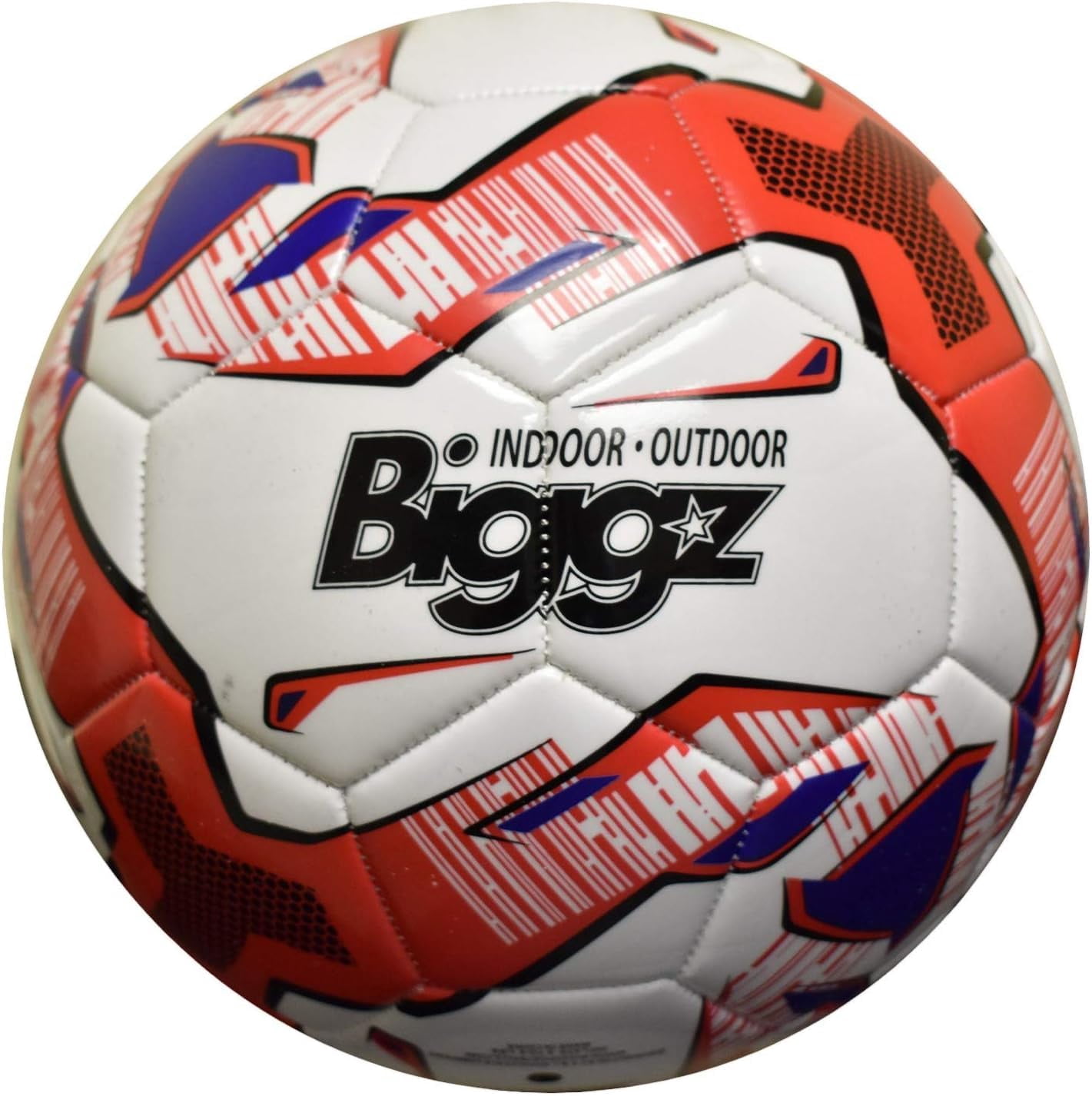 Biggz Premium Freedom Soccer Balls Size 5 (Pack of 50), with 2 Pumps and 6 Needles