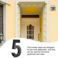 thumbnail image 3 of tredstone House Numbers for Outside Use Simple Black Sturdy Number Signs Parts Sign Door Marking Tools DIY Accessory for Apartment Hotel Number 5, 3 of 6