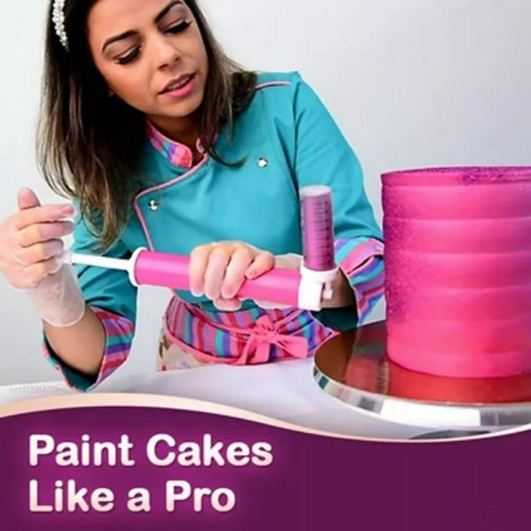 Cake Spray Gun Airbrush For Cake Manual Desserts Decorating Coloring  Kitchen Baking Tools Cake Pastry Dusting Spray Tube - Cake Tools -  AliExpress