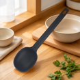 thumbnail image 7 of Silicone Cooking Spoons 11 Inch Heat Resistant Kitchen Spoons for Mixing, Serving and Stirring Large Non Stick Basting Utensils, Cooking Utensil for Kitchen Cooking Baking Stirring,Z1-Black, 7 of 7