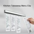 thumbnail image 3 of 23.6 in. Order Organizer Ticket Holder, Restaurant Kitchen Menu Holder, High-Quality No Punching Stick Takeaway Hotel Kitchen Receipt Order Holder, 3 of 11