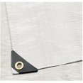 thumbnail image 1 of 14.3' x 19.6' White Poly Tarpaulin, 1 of 2