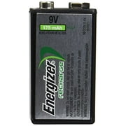 6 Pack Energizer 9 Volt Rechargeable NiMH Battery 175mAh NH22NBP 8.4V Each