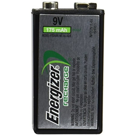 6 Pack Energizer 9 Volt Rechargeable NiMH Battery 175mAh NH22NBP 8.4V Each