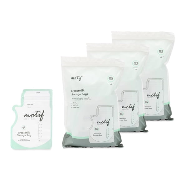Bolsas de almacenamiento de leche Motif Medical 300 unidades
