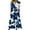 F-Navy, variant on Wyobmus Womens Casual Summer Dresses V-Neck Half Sleeve Button Up Floral Print Mid-Calf Dress Casual Loose Holiday Dresses S-3X B-White