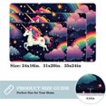 thumbnail image 2 of Unicorn Non-Slip Machine Washable Polyester Floor Carpet Office Rug Chair Mats, 2 of 6