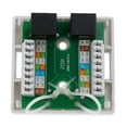 thumbnail image 4 of Cable de red 8P8C CAT5E de doble puerto Macarena Placa de cara de 2 puertos, 4 of 8