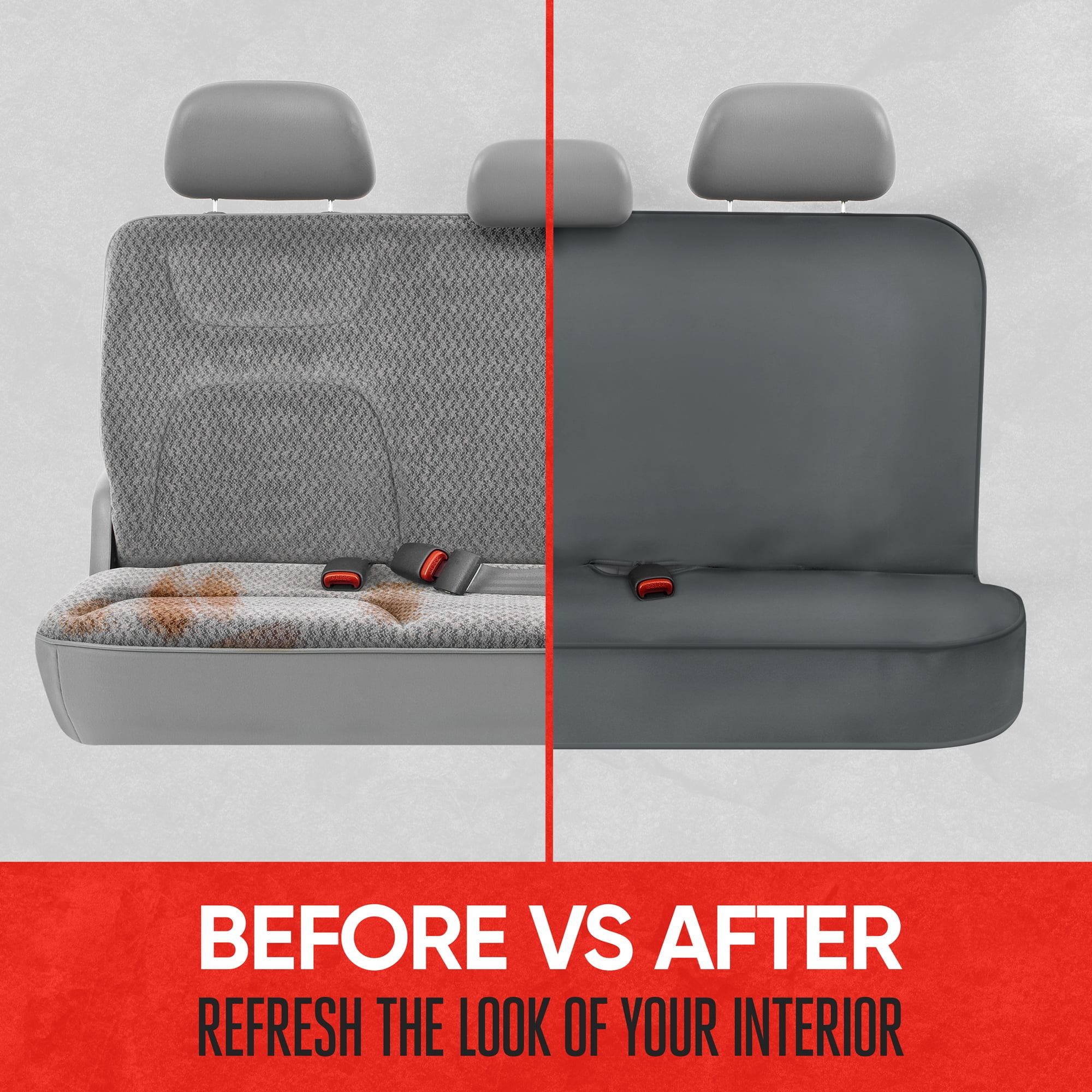 Motor Trend AquaShield Beige Waterproof Rear Bench Seat Cover for Cars Trucks SUV Neoprene Back Seat Cover Protector Walmart