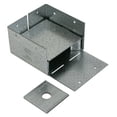 thumbnail image 3 of Base de poste Simpson Strong-Tie ZMax de acero galvanizado de 16 Ga., 3 of 4