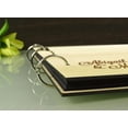 thumbnail image 3 of Personalized Wedding Rustic Guest Book Photo Album Custom Name Engraved Guest Book, 3 of 6
