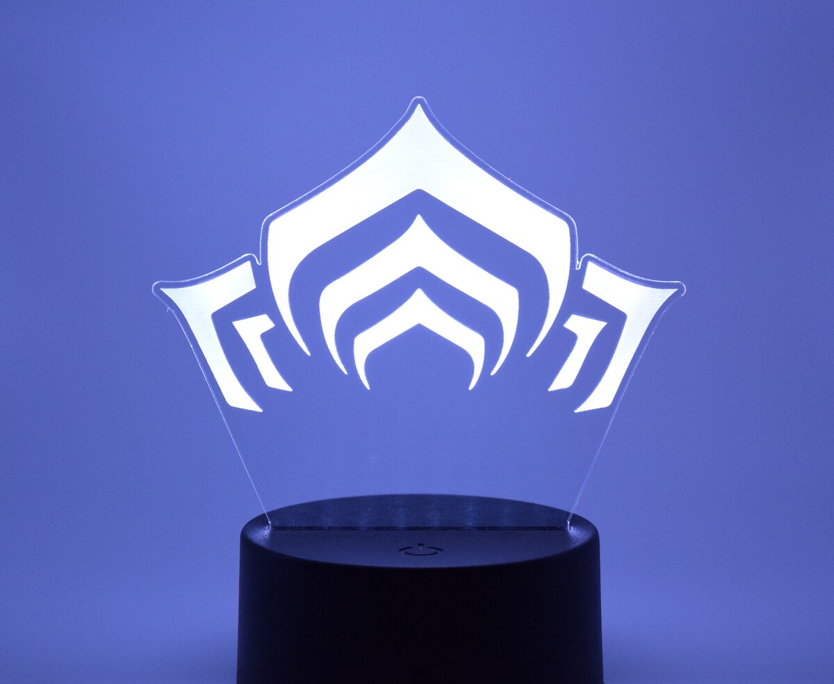 Light Acrylic LED Light Desk Lamp Gaming Gift Game Room Decor