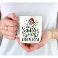 thumbnail image 3 of Koyal Wholesale Santa Claus Ceramic Coffee Mug, Santa's Favorite Genealogist, 3 of 5