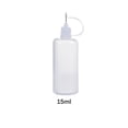 thumbnail image 2 of Vogacara 5 unids/lote, caja de almacenamiento de botellas de plástico práctica de presión precisa, buen sellado, jarrones de gran capacidad, papel DIY Juguetes de construcción Blanco 15ml Vogacara FN010725-07, 2 of 6