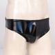 thumbnail image 5 of Calzoncillos de charol Wetlook para hombre, pantalones cortos ajustados para hombre, traje de baño de verano, traje de playa, calzoncillos de látex con cintura elástica, 5 of 5