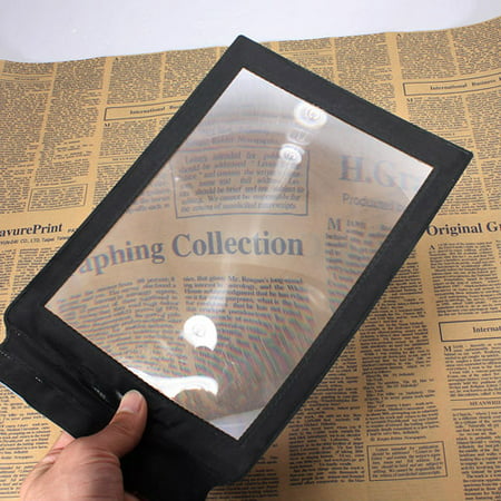 A4 Full Page Reading Aid Lens Magnifier Sheet Magnifying Glass 3X