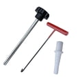 thumbnail image 2 of DYNWAVECA Quick Change Tire Valve Tool Kit Quickly Replacement Tool Kit Sturdy Premium Valve Core Remover for Trucks Motorcycles Style A, 2 of 8