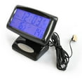 thumbnail image 5 of HEVIRGO Car Vehicle LED Digital LCD Thermometer Clock Temperature Meter with Backlight, 5 of 7