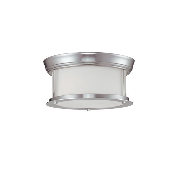 Z-Lite Sonna 2 Light Ceiling in Brushed Nickel