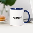 thumbnail image 3 of CafePress - #1 Daddy Mugs - 11 oz Ceramic Mug - Novelty Coffee Tea Cup, 3 of 4