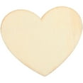 thumbnail image 6 of 24 Pack Unfinished Wood Cutouts 3.7"x3.1"x0.1" Wooden Heart Shape Wood Craft Natural Rustic Laser Cut Out Wood Pieces for Crafts Paintable DIY Project Wedding Valentine's Day Home Decoration Gift Tags, 6 of 6