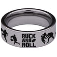 thumbnail image 4 of Rugby Tungsten Carbide Ring, 4 of 9
