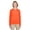 BRIGHT ORANGE, variant on UltraClub Ladies' Cool & Dry Performance Long-Sleeve Top - 8622W