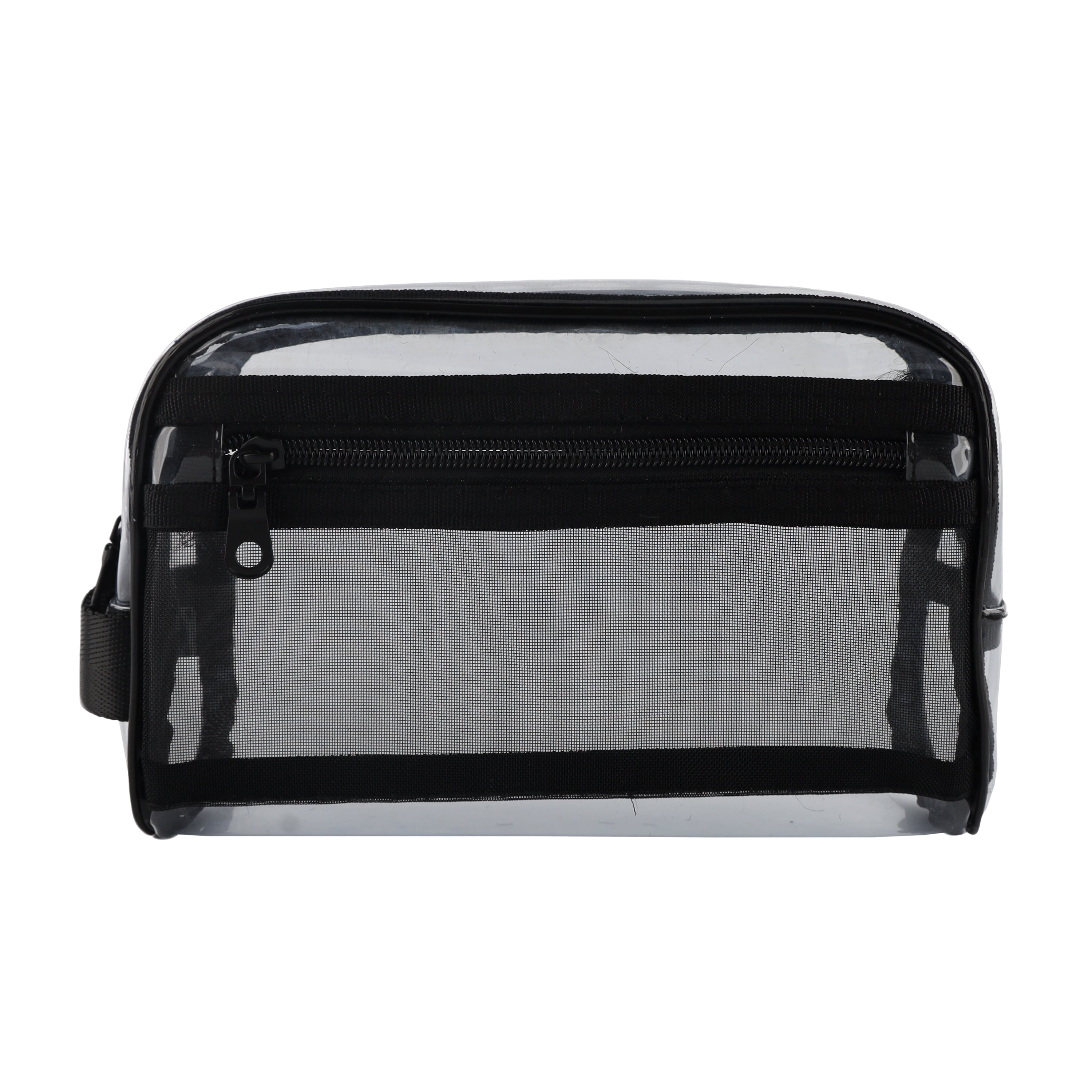 Travel Organizer with Side Pocket and Handle, Clear