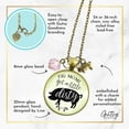 thumbnail image 5 of Pig Moms Get Dirty Necklace Gutsy Goodness Female Adult Bronze Metal Jewelry, 5 of 8